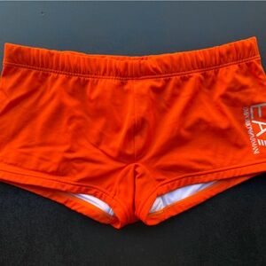 EA7 Emporio Armani Swim Brief • Bright Orange • Size S